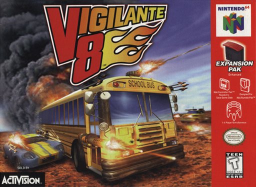 Vigilante 8 box art