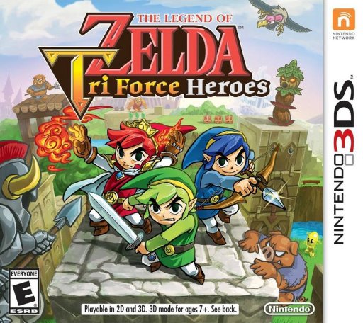 The Legend of Zelda: Tri Force Heroes box art