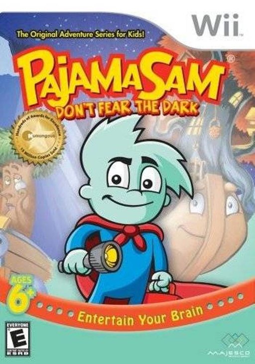 Pajama Sam_ Don't Fear the Dark box art
