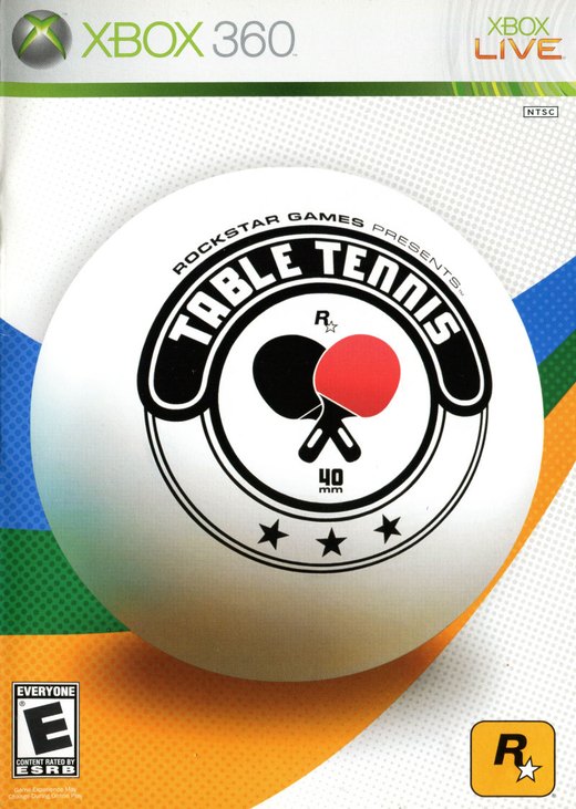 Rockstar Games Presents Table Tennis box art