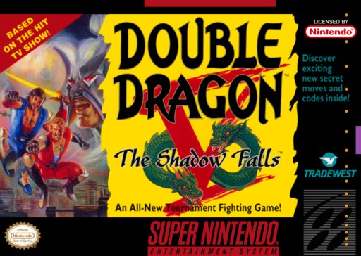 Double Dragon V: The Shadow Falls box art