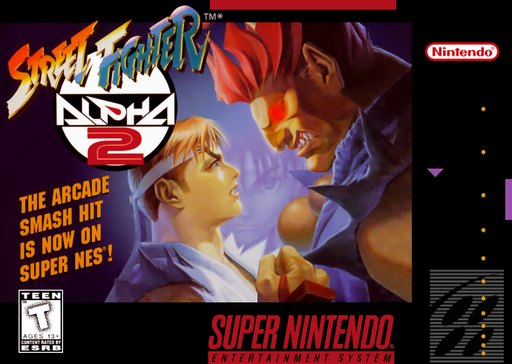 Street Fighter Alpha 2 box art