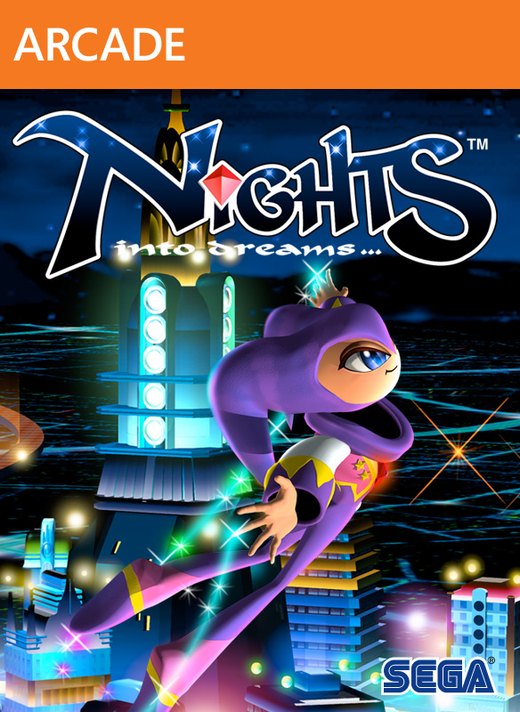 NiGHTS into Dreams... box art