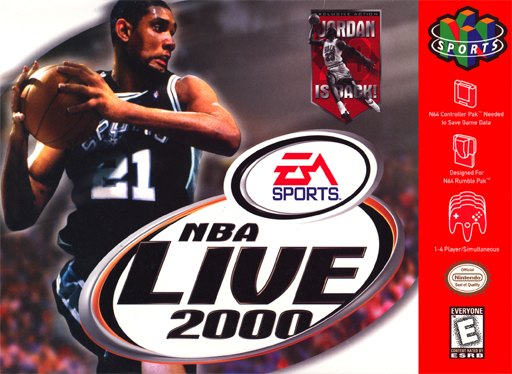 NBA Live 2000 box art
