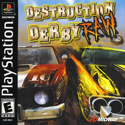 Destruction Derby Raw box art