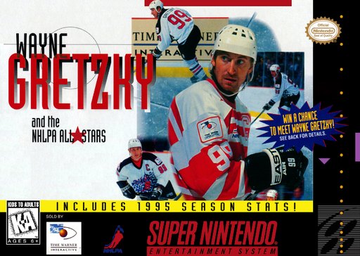 Wayne Gretzky and the NHLPA All-Stars box art