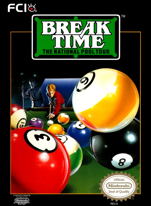Break Time: The National Pool Tour box art
