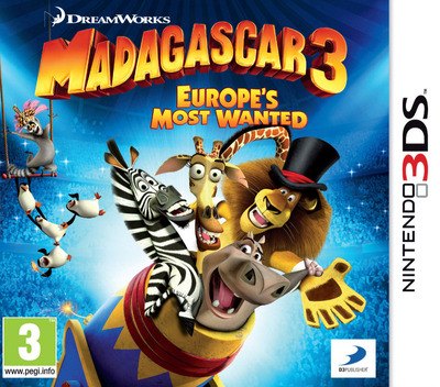 Madagascar 3: Europe's Most Wanted box art