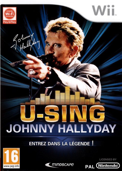 U-Sing: Johnny Hallyday box art