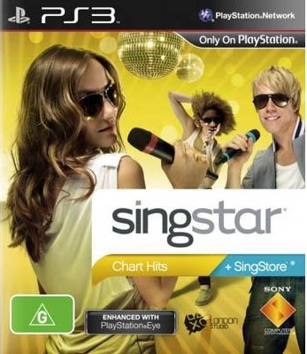 SingStar Chart Hits box art
