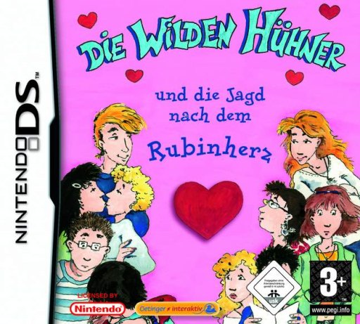 Wilden Huehner und die Jagd nach dem Rubinherz, Die box art
