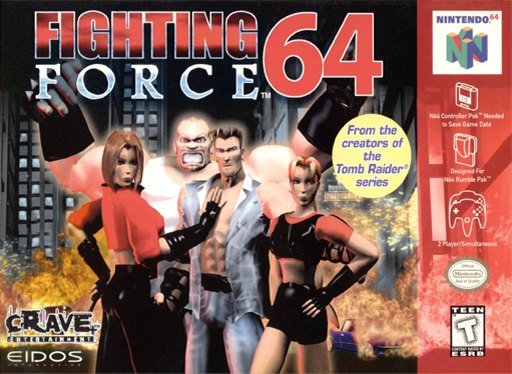 Fighting Force 64 box art