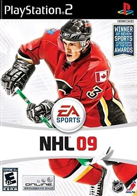 NHL 09 box art