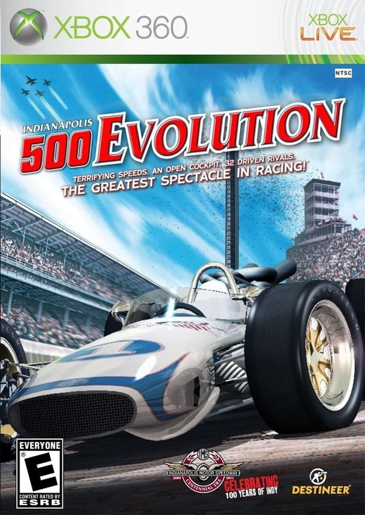 Indianapolis 500 Evolution box art