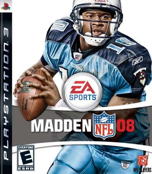 Madden NFL 08 box art