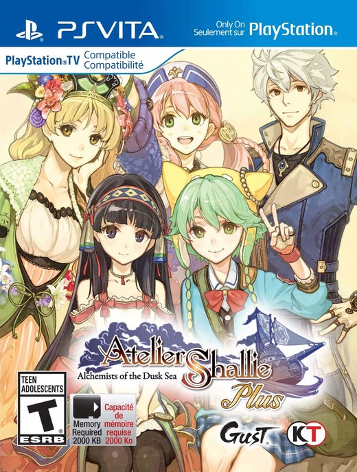 Atelier Shallie Plus: Alchemists of the Dusk Sea box art