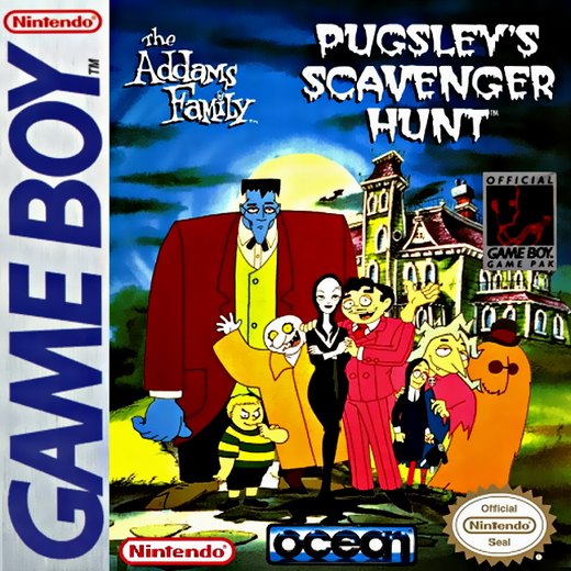 The Addams Family: Pugsley's Scavenger Hunt box art