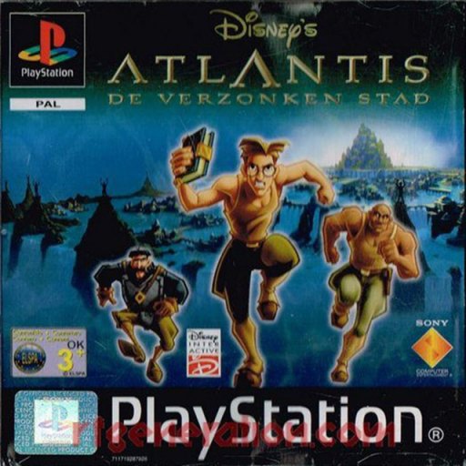 Disney's Atlantis: De Verzonken Stad box art