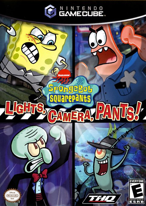 Nickelodeon SpongeBob SquarePants: Lights, Camera, Pants! box art