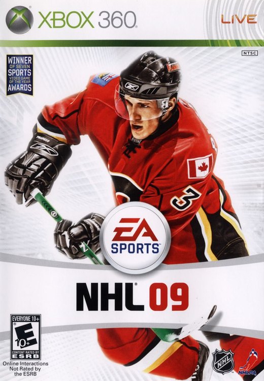 NHL 09 box art