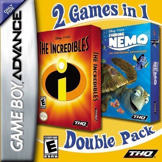 2 Games in 1: Finding Nemo: The Continuing Adventures / The Incredibles box art