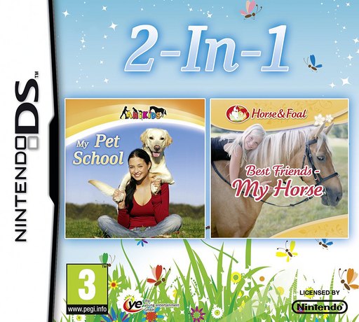 2 in 1: My Pet School + Best Friends: My Horse box art