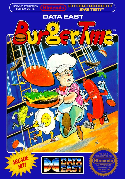 BurgerTime box art