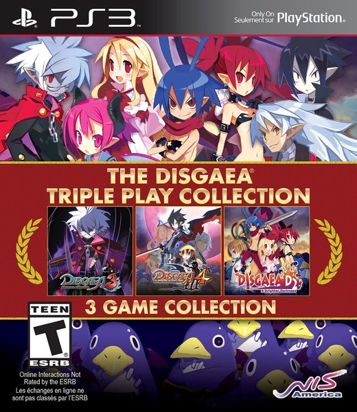 The Disgaea Triple Play Collection box art