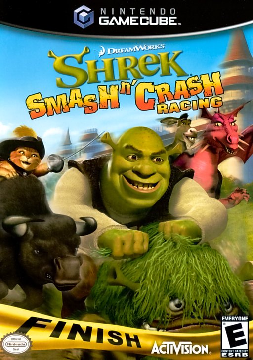 DreamWorks Shrek: Smash n' Crash Racing box art