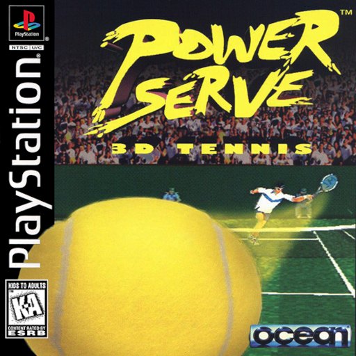 Power Serve 3D Tennis box art