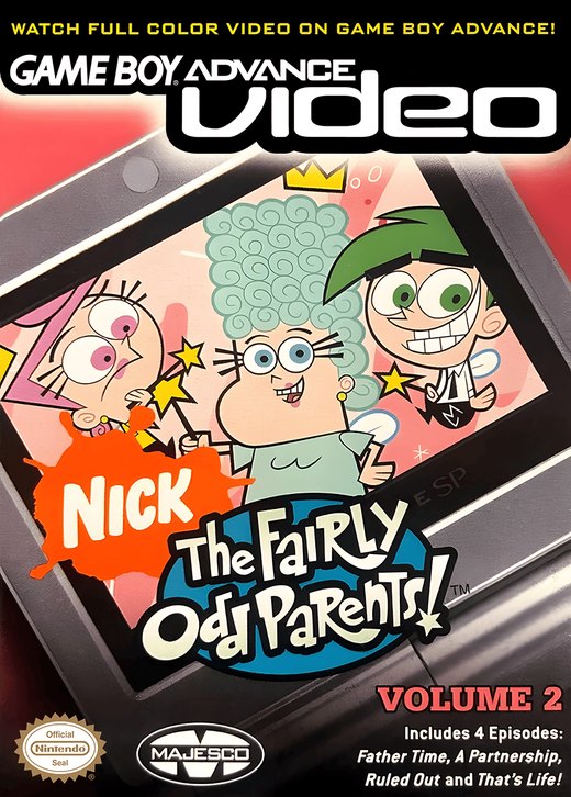Game Boy Advance Video: The Fairly OddParents!: Volume 2 box art