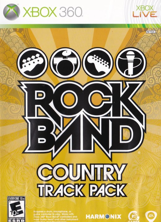 Rock Band Country Track Pack box art
