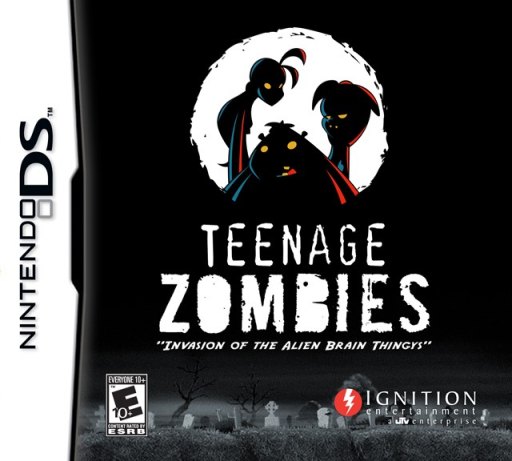 Teenage Zombies: Invasion of the Alien Brain Thingys box art