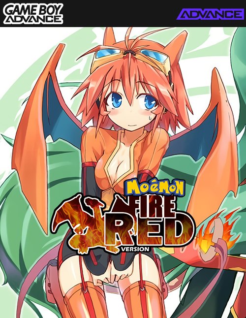 Moemon FireRed box art