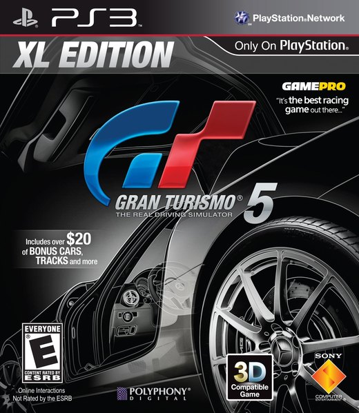 Gran Turismo 5: XL Edition box art