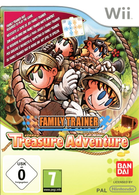 Family Trainer: Treasure Adventure box art