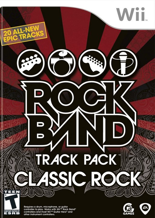 Rock Band Track Pack_ Classic Rock box art