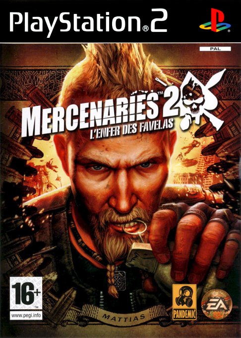Mercenaries 2: L'enfer des Favelas box art