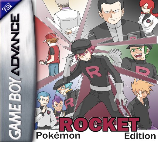 Pokémon FireRed Rocket Edition box art