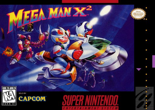 Mega Man X2 box art