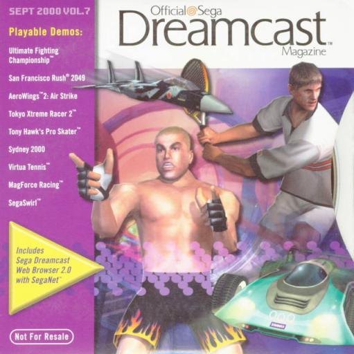 Official Sega Dreamcast Magazine Vol. 7: September 2000 box art