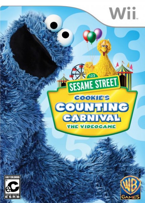 Sesame Street: Cookie's Counting Carnival: The Videogame box art