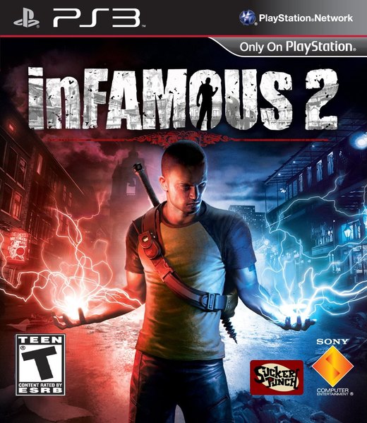 Infamous 2 box art