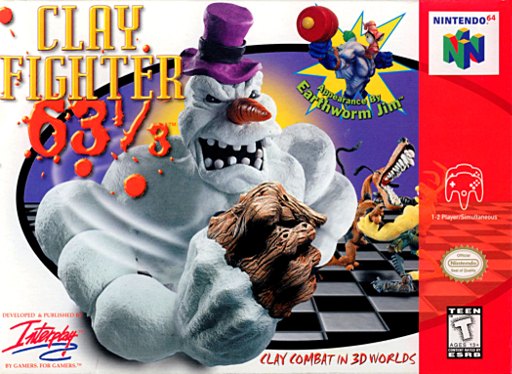 Clay Fighter 63 1-3 box art