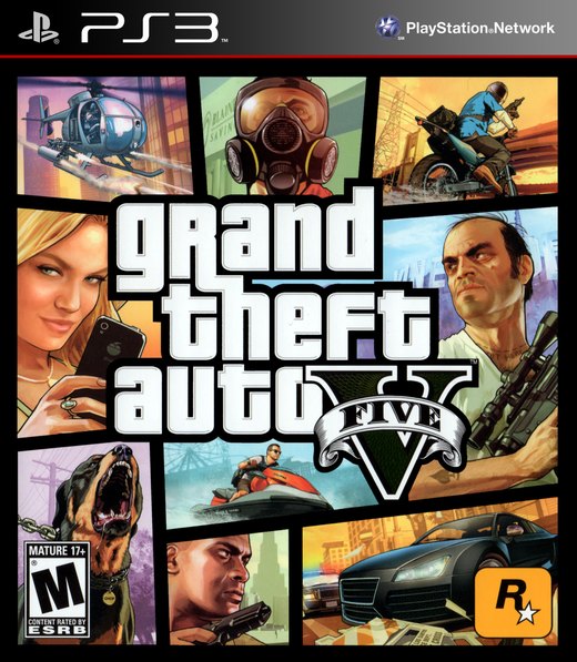 Grand Theft Auto V box art