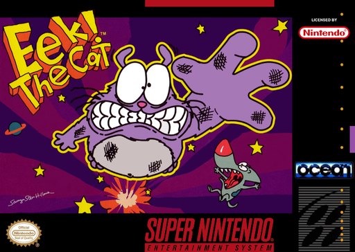 Eek! The Cat box art