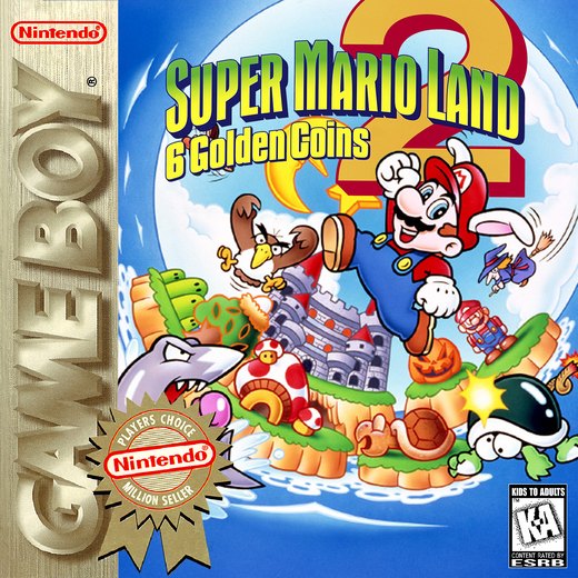 Super Mario Land 2: 6 Golden Coins box art