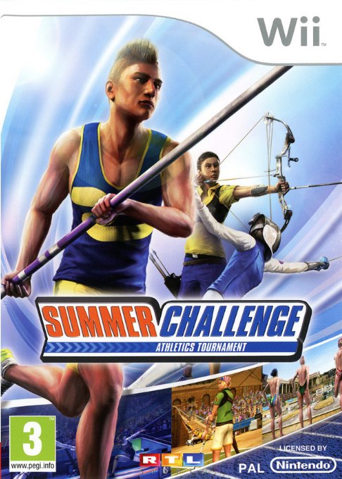 Summer Challenge: Athletics Tournament box art