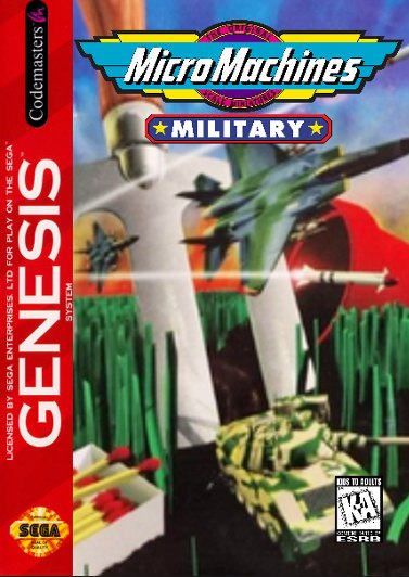 Micro Machines: Military box art