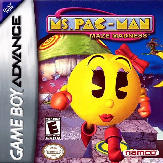 Ms. Pac-Man Maze Madness box art
